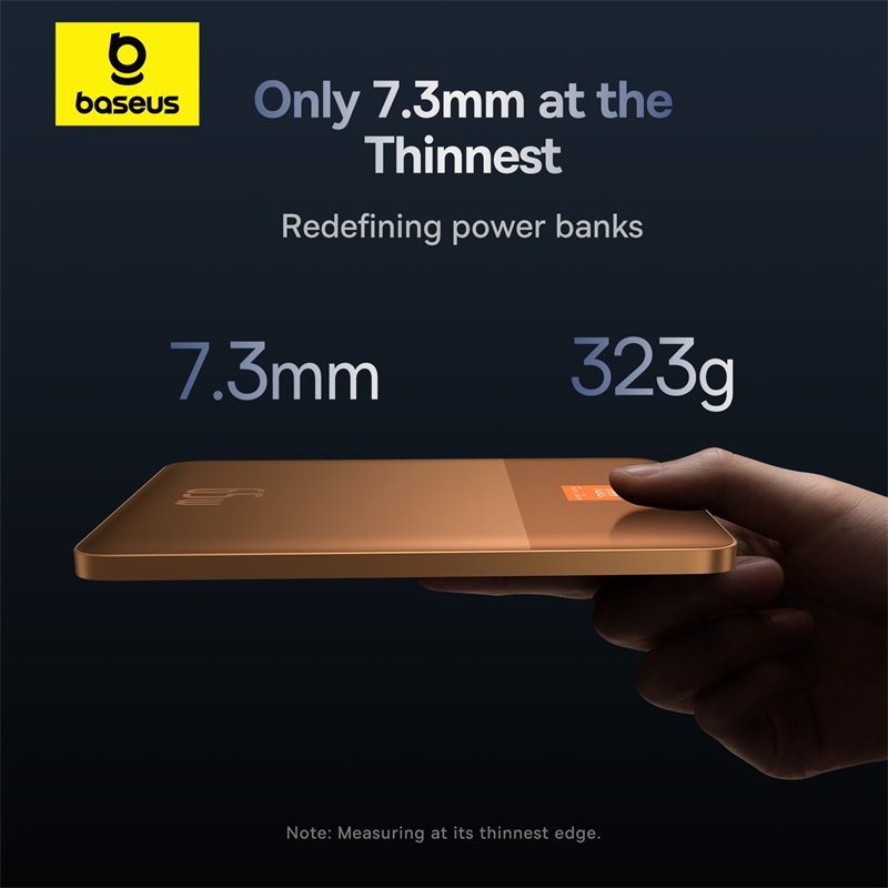 Baseus 12000mAh 65W Blade2 Power Bank Intelligent Edition Canyon Coral - 1Y - Image 18