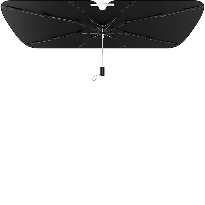 Baseus Small CoolRide Doubled-Layered Windshield Sun Shade Umbrella Pro - Cluster Black - Image 3