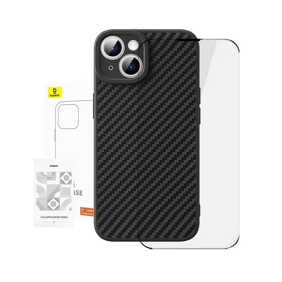 Baseus Iphone 15 Plus Synthetic Fiber Series Magnetic Phone Case - Image 4