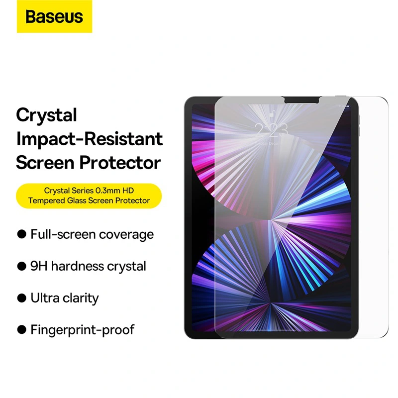 Baseus 9.7-inch iPad Crystal Series HD Tempered Glass Screen Protector - Image 3