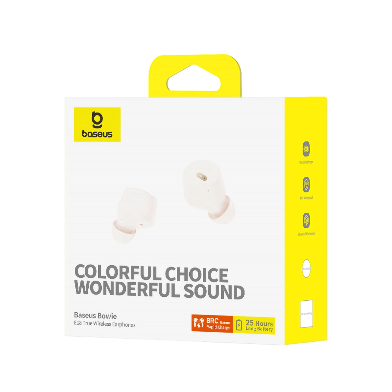 Baseus Bowie E18 True Wireless Earphones - Stellar White - 1Y - Image 9