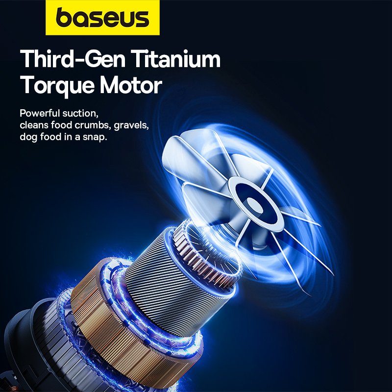 Baseus AP01 5000pa Handy Vacuum Cleaner - Cluster Black - Image 17