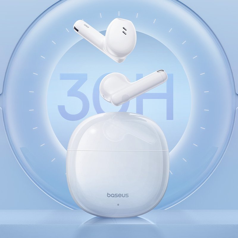 Baseus Bowie E13 True Wireless Earphones - Moon White (1Y) - Image 9