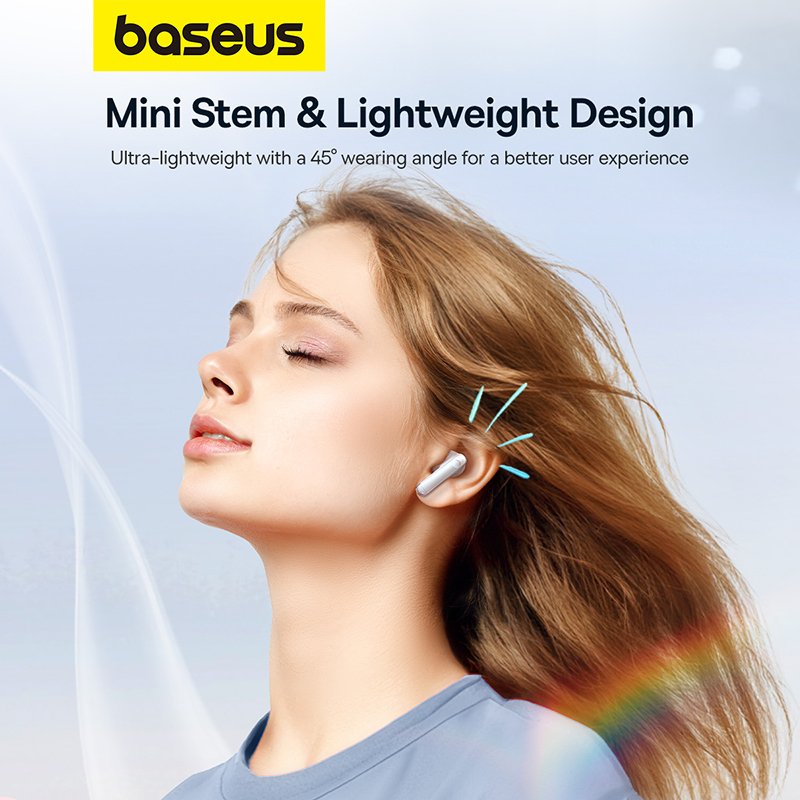 Baseus Bowie E13 True Wireless Earphones - Moon White (1Y) - Image 12