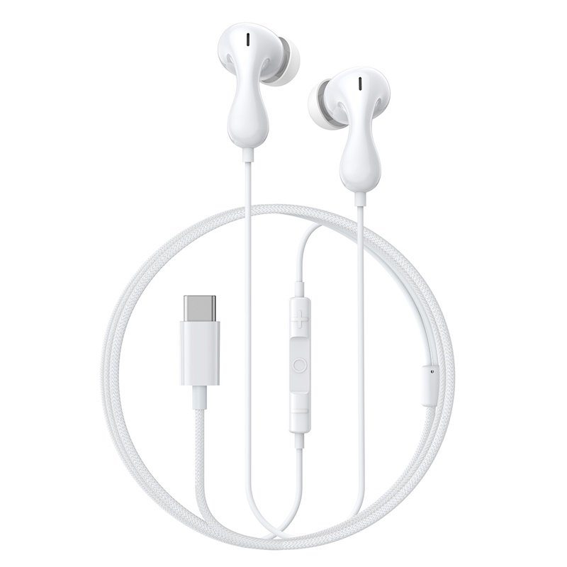 Baseus Encok CZ20 Wired Earphones - Moon White - 1Y