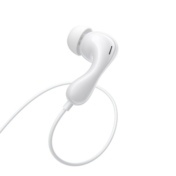 Baseus Encok CZ20 Wired Earphones - Moon White - 1Y - Image 4