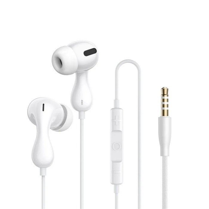 Baseus Encok HZ20 Wired Earphones - Moon White - 1Y - Image 2