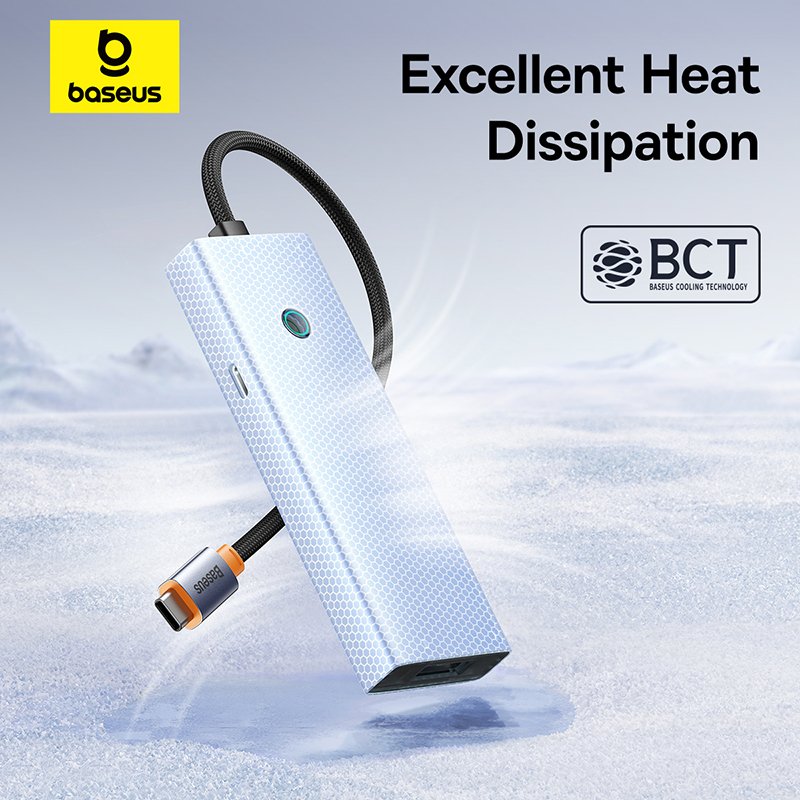 Baseus 4-Port HUB UltraJoy Series - Space Grey - 1Y - Image 14