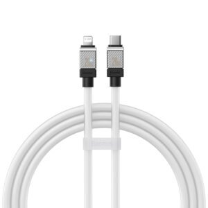 Baseus CoolPlay Series 1Meter 20W Type-C to Lighting Fast Charging Cable White - 1Y
