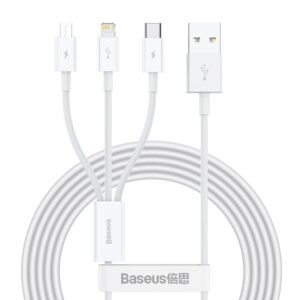 Baseus Superior Series 1.5 Meter USB to M+L+C 3.5A Cable