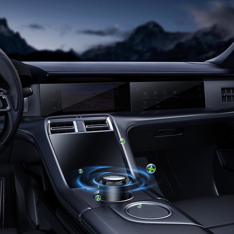 Baseus Lingering Garden Tap-Control Car Aromatherapy Diffuser Cupholder Version - Cologne flavor - Image 7