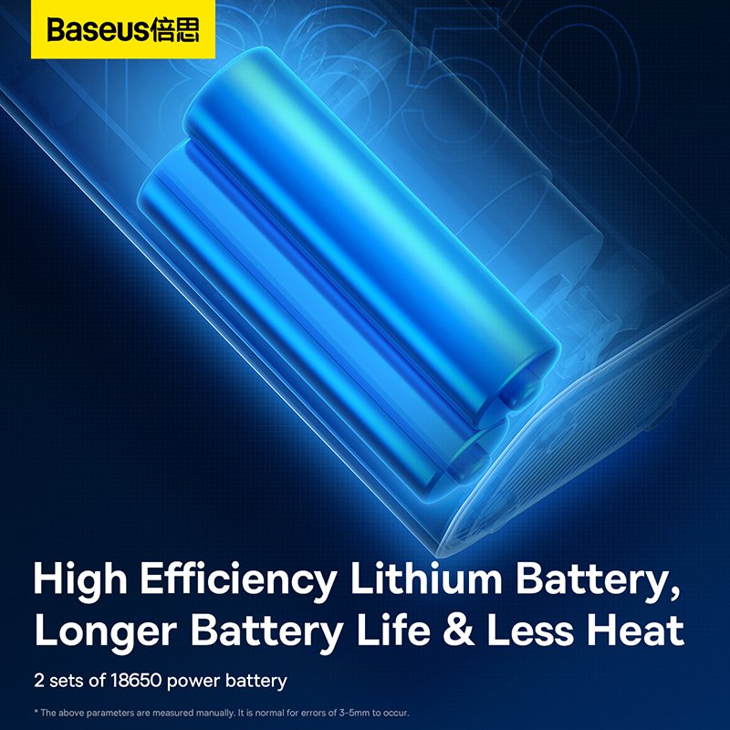 Baseus Super Mini Pro Series Wireless Car Inflator Cluster Black - C11159300111-00 - 1 Year Warranty - Image 10