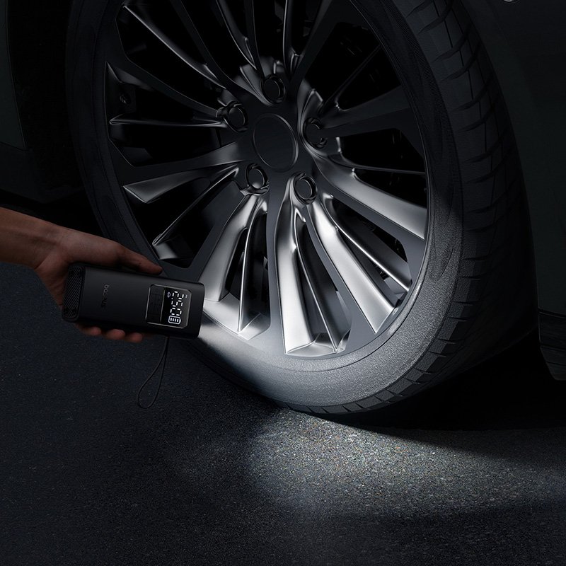 Baseus Super Mini Pro Series Wireless Car Inflator Cluster Black - C11159300111-00 - 1 Year Warranty - Image 7