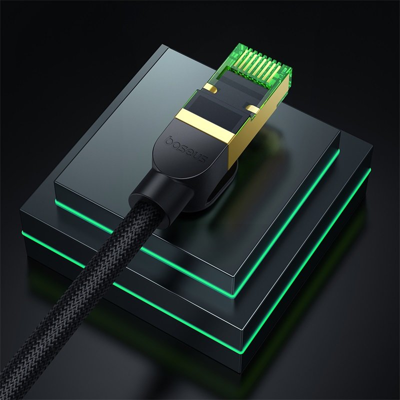 Baseus 10Meter High Speed CAT8 40Gigabit Ethernet Nylon Braided Cable - 1Y - Image 9