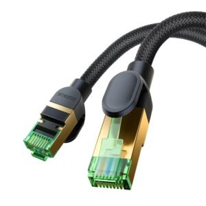 Baseus 0.5Meter High Speed CAT8 40Gigabit Ethernet Nylon Braided Cable - 1Y