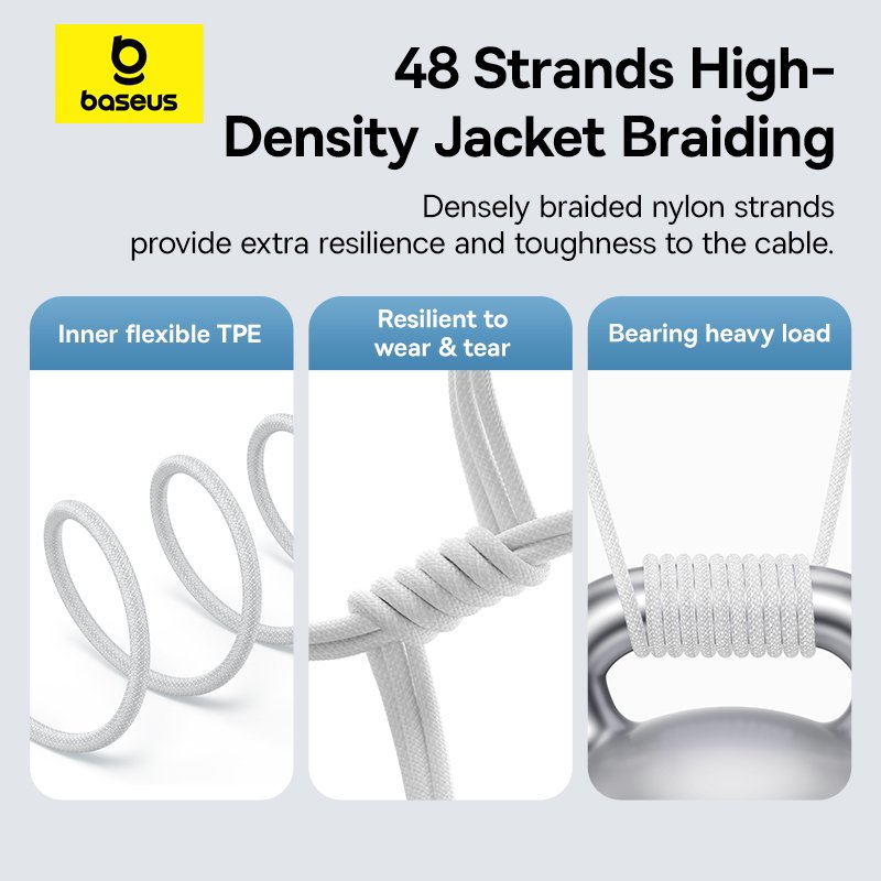 Baseus Gem Series 2Meter 20W Type-C to Lighting Fast Charging Data Cable - Image 10