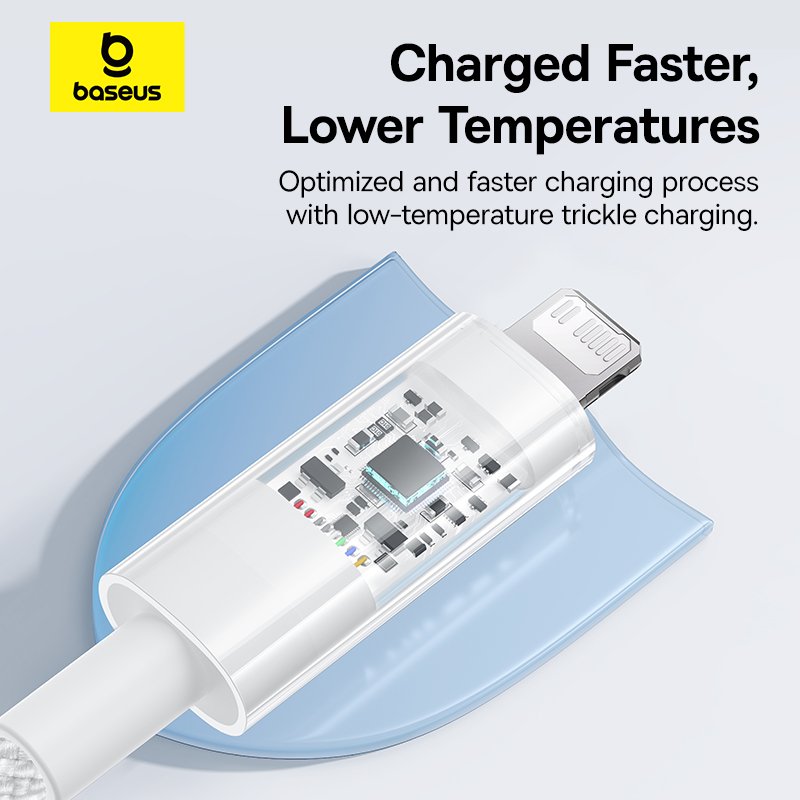 Baseus Gem Series 2Meter 20W Type-C to Lighting Fast Charging Data Cable - Image 5