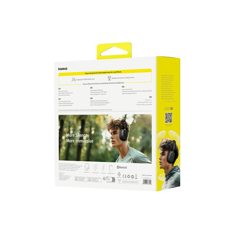 Baseus Bowie H1s Noise-Cancellation Wireless Headphones - Image 10