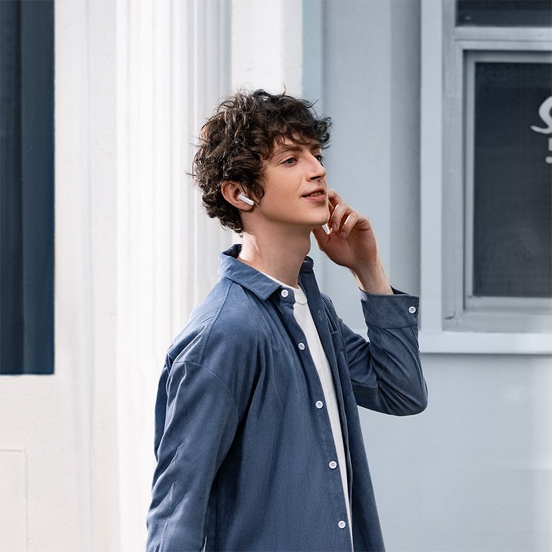 Baseus Bowie M3 ANC True Wireless Earphones Moon White - A00051900211-00 - Image 7