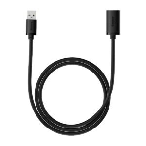 Baseus 1m  AirJoy Series USB3.0 Extension Cable Cluster Black - B00631103111-00 - 1 Year Warranty