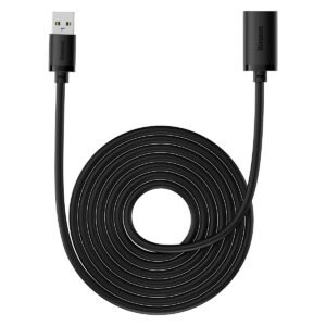 Baseus 5m AirJoy Series USB3.0 Extension Cable  Cluster Black - B00631103111-05 - 1 Year Warranty