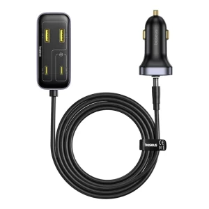 Baseus BackseatPal L1 In-vehicle Car Charger 3U+3C 110W Cosmic Black Baseuscolombo