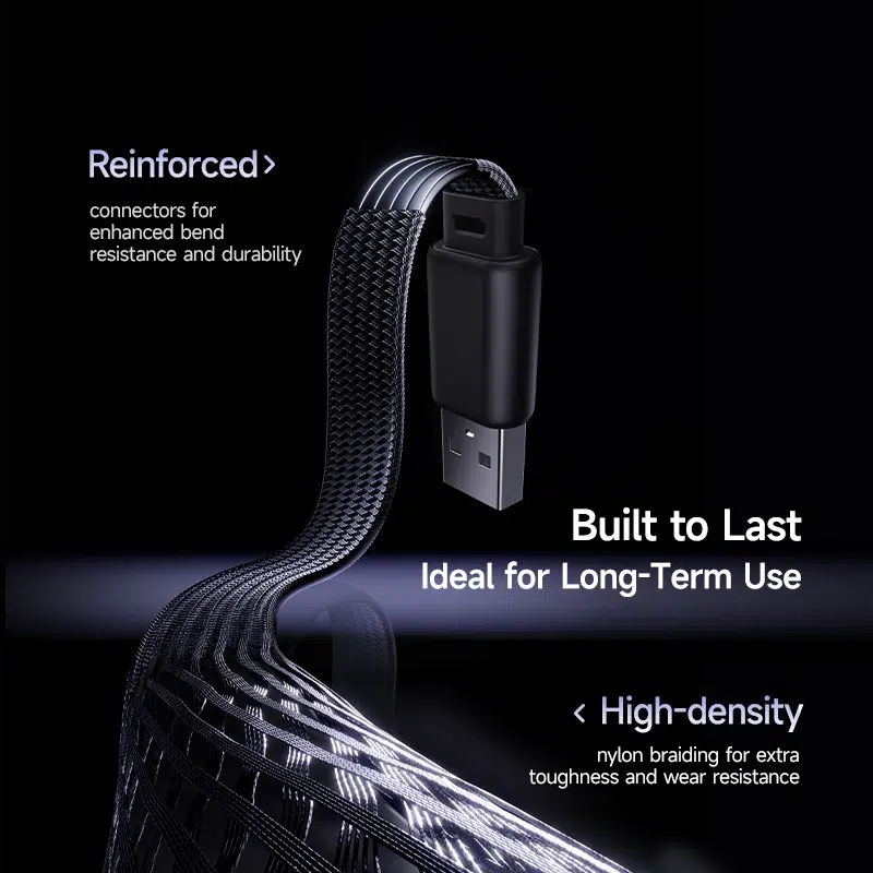 Baseus MVP 3 Fast Charging Cable USB-A to iP 2.4A 2m Cmic Black Baseuscolombo