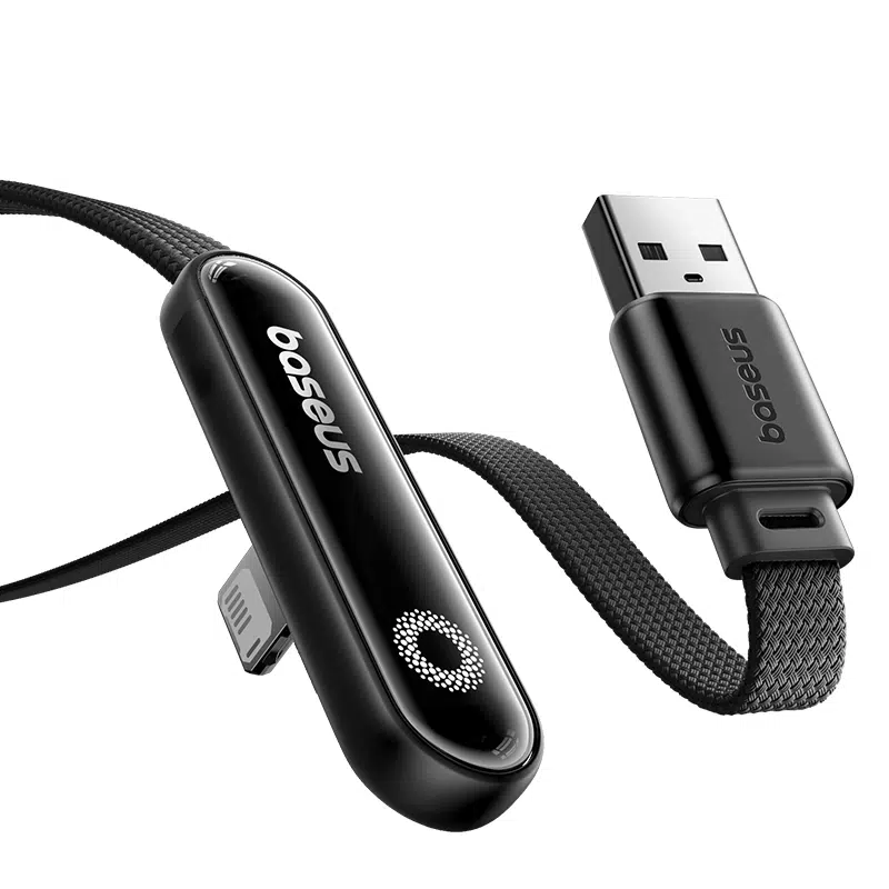 Baseus MVP 3 Fast Charging Cable USB-A to iP 2.4A 2m Cmic Black Baseuscolombo