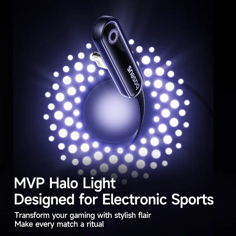 Baseus MVP 3 Fast Charging Cable USB-A to iP 2.4A 2m Cmic Black Baseuscolombo