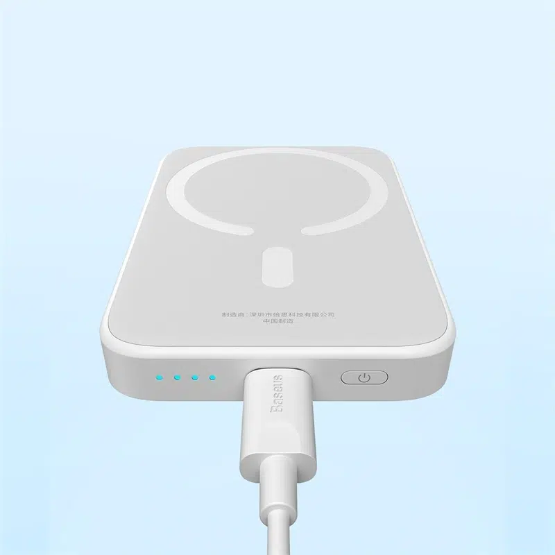 Baseus Magnetic Mini Air Wireless Fast Charge Power Bank 6000mAh 20W Stellar White Baseuscolombo