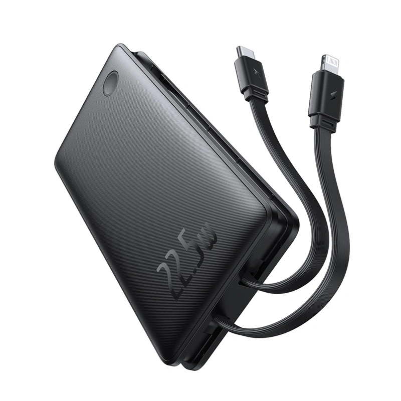 Baseus Airpow Lite 10000mAh 22.5W Power Bank Dual-Cable - Cosmic Black - P10067501123-00 Baseuscolombo