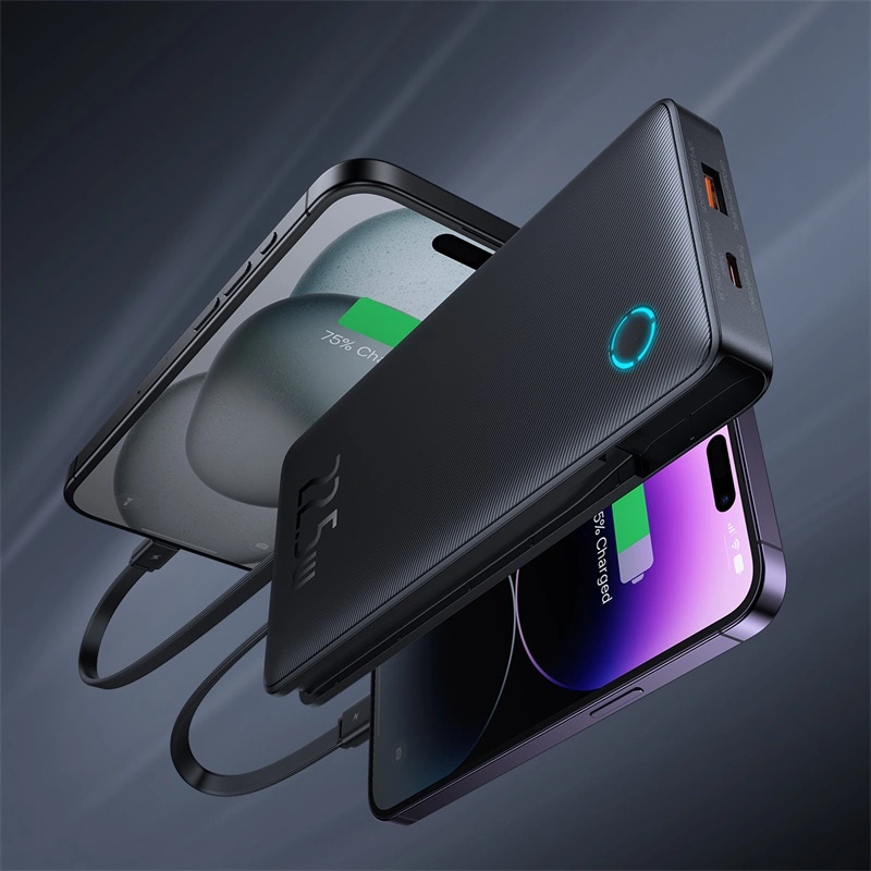 Baseus Airpow Lite 10000mAh 22.5W Power Bank Dual-Cable - Cosmic Black - P10067501123-00 Baseuscolombo