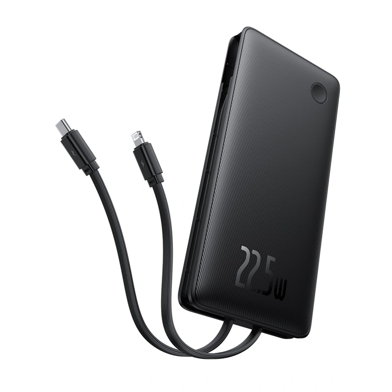Baseus Airpow Lite 10000mAh 22.5W Power Bank Dual-Cable - Cosmic Black - P10067501123-00 Baseuscolombo