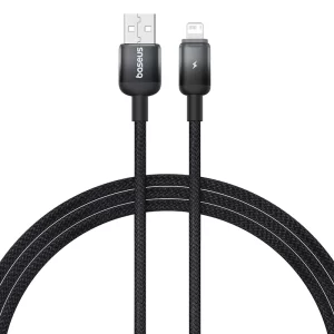 Baseus Discolor Series 1 Meter USB to Lightning 2.4A Fast Charging Cable - Cluster Black - P10374900111-00 Baseuscolombo