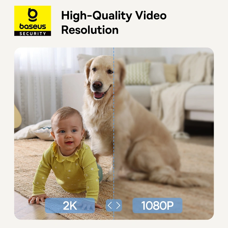 Baseus Security 2K P1 Lite Indoor Camera - UK - White - S0TV002133 Baseuscolombo