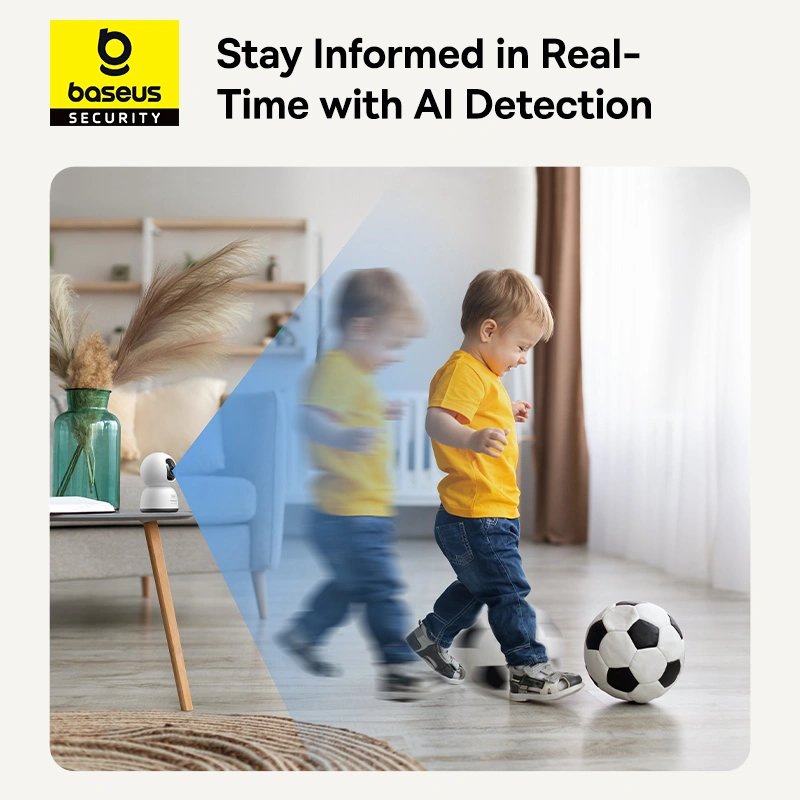 Baseus Security 2K P1 Lite Indoor Camera - UK - White - S0TV002133 Baseuscolombo