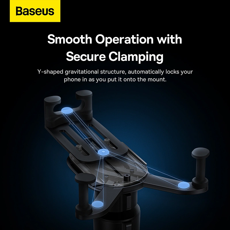 Baseus Stable Gravitational 15W Wireless Charging Car Mount Pro (Air Outlet Version) - Black - SUWX030001 Baseuscolombo