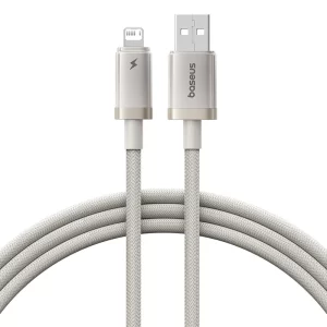 Baseus Titanium Alloy 1 Meter USB to Lightning 2.4A Fast Charging Cable - Galaxy Titanium Gold - P10378102G21-01 Baseuscolombo