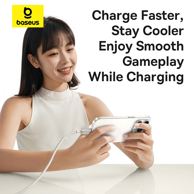 Baseus Titanium Alloy 1 Meter USB to Lightning 2.4A Fast Charging Cable - Galaxy Titanium Gold - P10378102G21-01 Baseuscolombo