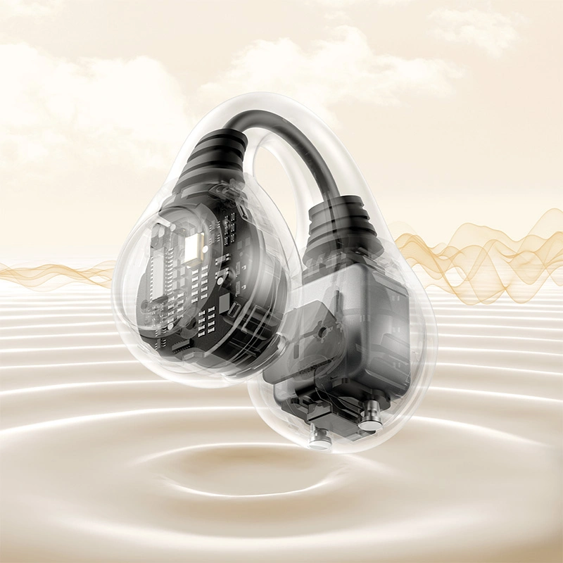 Baseus Bass 15 Clip Open-Ear True Wireless Earphones (With Simple charging cable Type-C 3A 0.3m White-Baseus new logo) 1 - Stellar White - A00079500223-00 Baseuscolombo