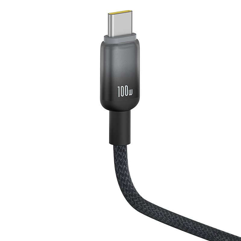 Baseus 1meter 100W Discolor Series USB to USB-C Fast Charging Cable - Image 2