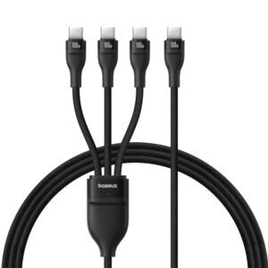 Baseus Flash Series 3 1.5Meter 100W One-for-three Type-C to C+C+C Fast Charging Cable