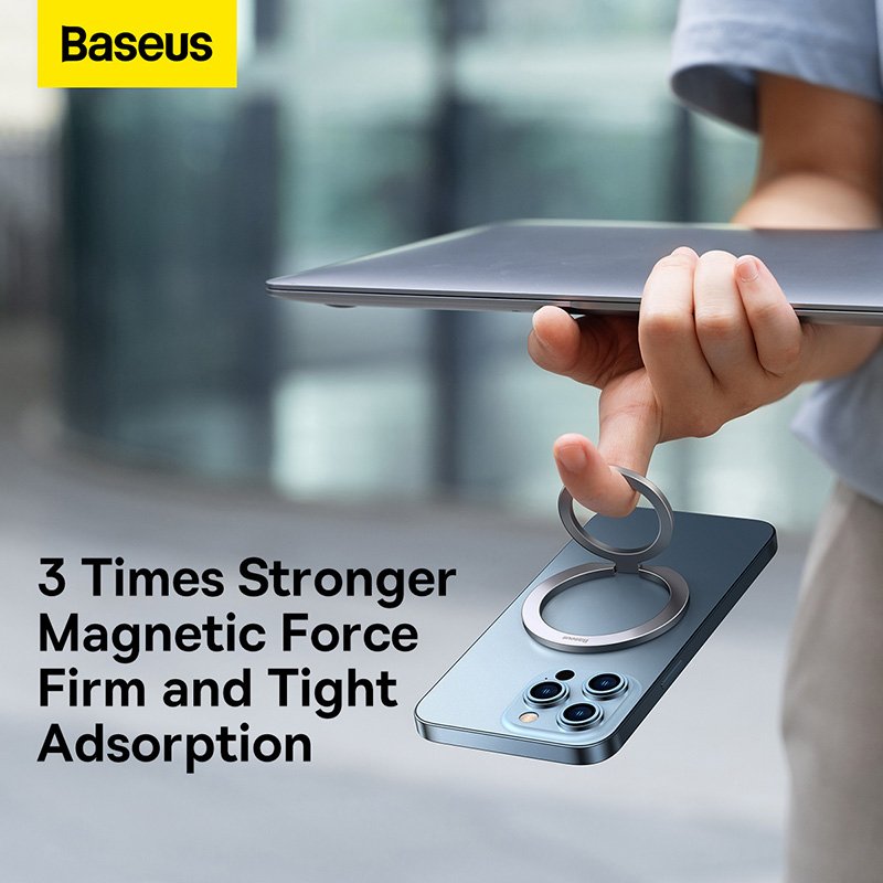 Baseus Halo Series Foldable Metal Ring Stand - Image 12