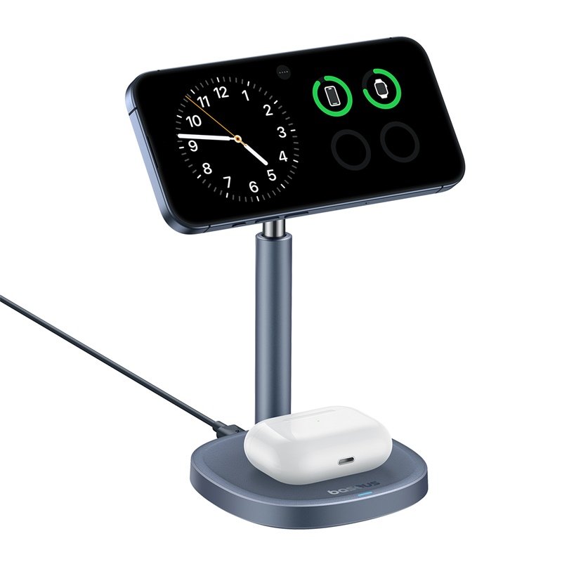 Baseus Qi2 20W Orbit 2 Pro Air-Cooled 2-in-1 Wireless Charging Stand - Image 8