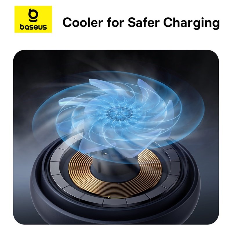 Baseus Qi2 20W Orbit 2 Pro Air-Cooled 2-in-1 Wireless Charging Stand - Image 14