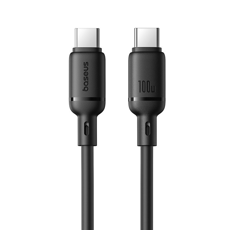 Baseus 1meter 100W Silky Series Type-C to Type-C Fast Charging Cable - Image 2