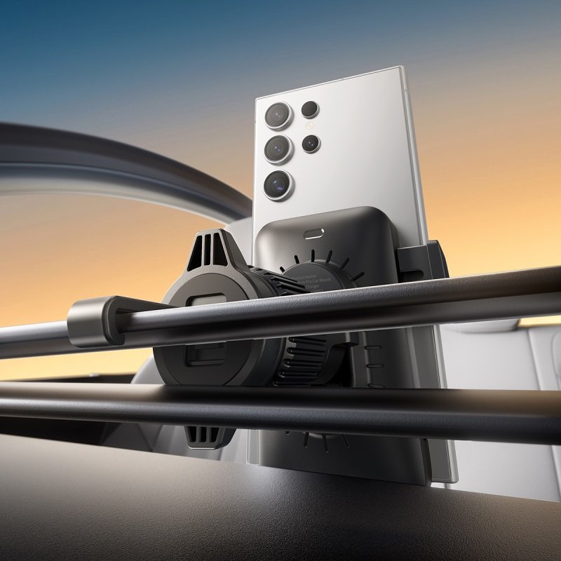 Baseus Wisdom Pro Auto Coil Alignment Car Mount Wireless Charger Air Outlet Version - Image 7