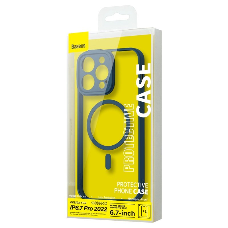 Baseus iPhone 14 Pro Max Frame Series Magnetic Case - Image 13
