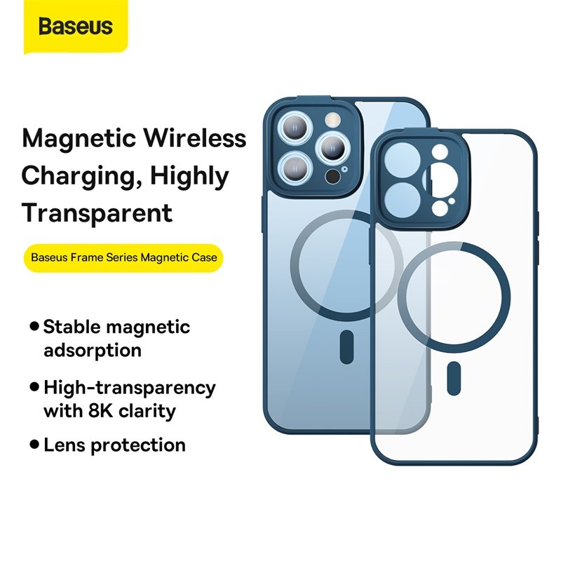 Baseus iPhone 14 Pro Max Frame Series Magnetic Case - Image 19