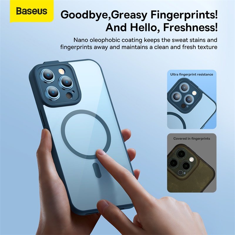 Baseus iPhone 14 Pro Max Frame Series Magnetic Case - Image 6